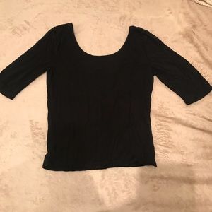 Black Bethany Mota top